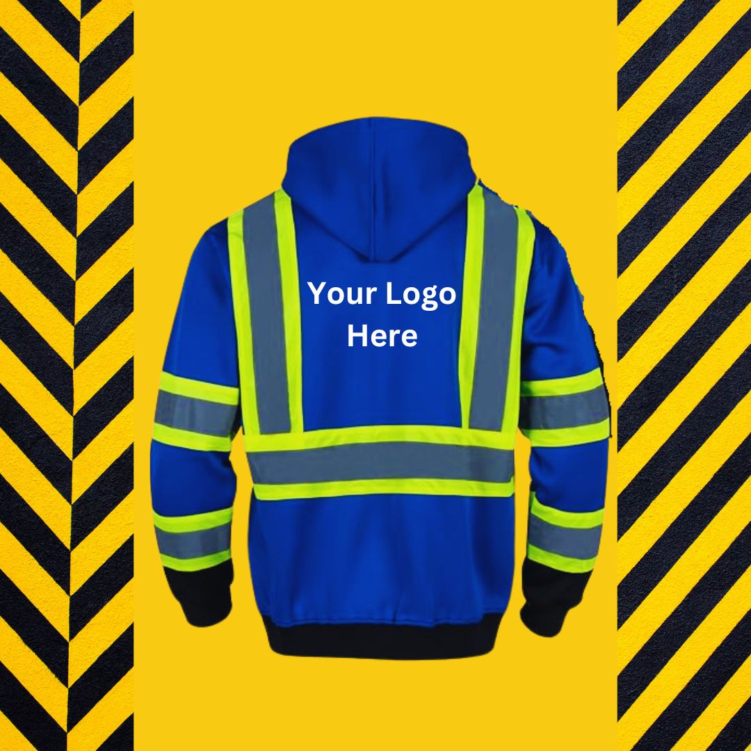 Custom Blue Safety Jacket