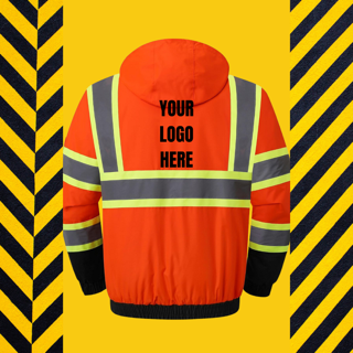 Custom Orange Safety Jacket