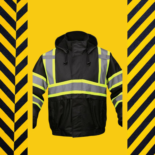 Black Safety Jacket (NO LOGO)